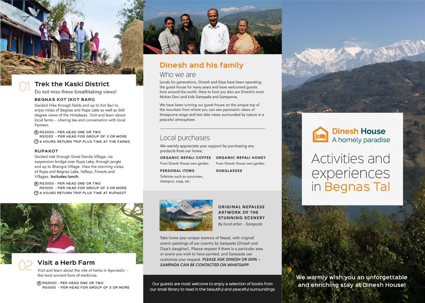 Dinesh House Bed & Breakfast Pokhara Exterior photo